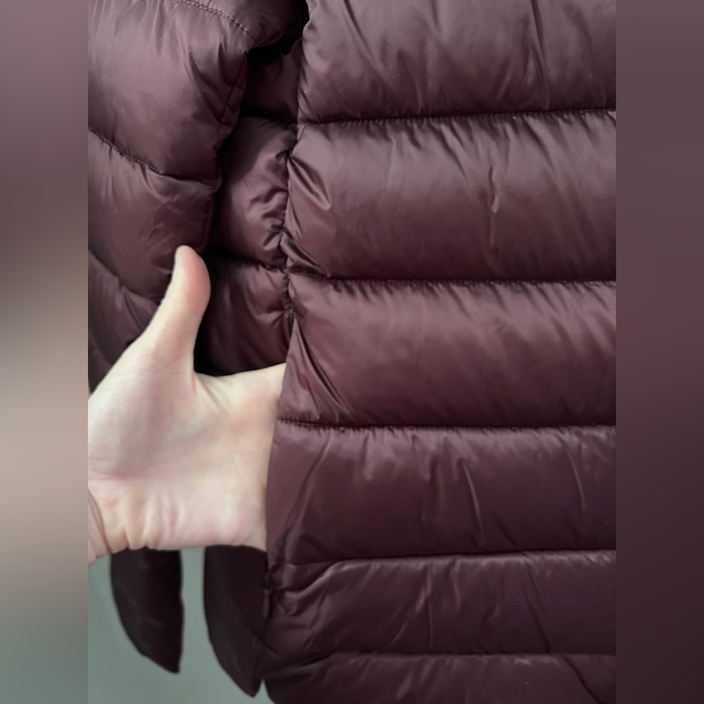 Save the Duck Mei Puffer Jacket in Burgundy Women’s Size 1/Small New - Picture 4 of 10